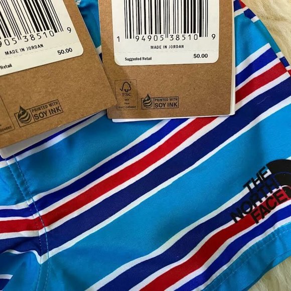 NWT $50 THE NORTH FACE Toddler Little Kid 5T Long-Sleeve Top & Shorts Set UPF 50 - Picture 10 of 11